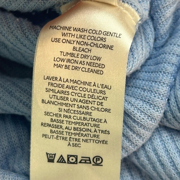 Free People We The Free Feeling Magical Ribbed Knit Swit V-Neck Top Women SZ XS - Picture 10 of 15